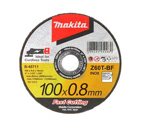 Ultra thin cut-off wheel/ Stainless/ Flat/ Ideal for Cordless