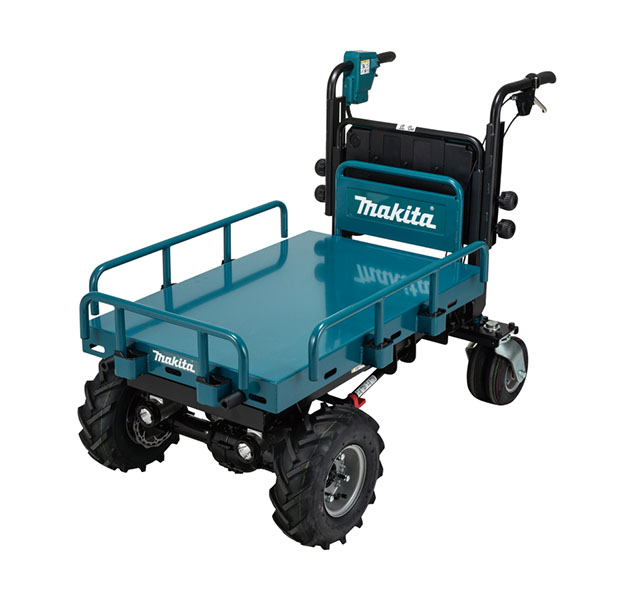 Makita store powered wheelbarrow